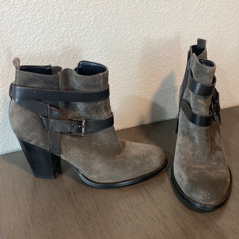 Ivanka Trump Suede Booties